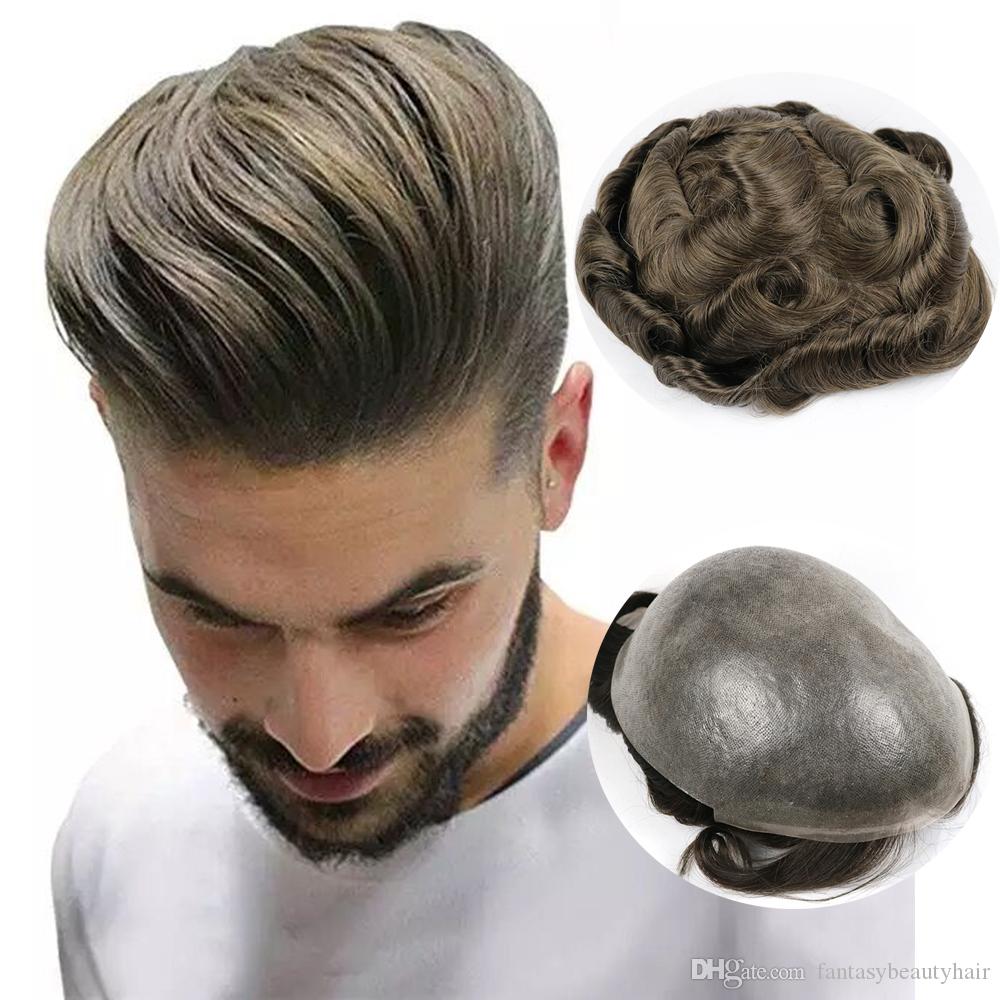2021 Mens Wig Transparent PU Men Toupee Mens Hair Pieces Unit Hair Replacement System Brown Color 8x10inch Wig For Men From Fantasybeautyhair, $139.38 | DHgate.Com