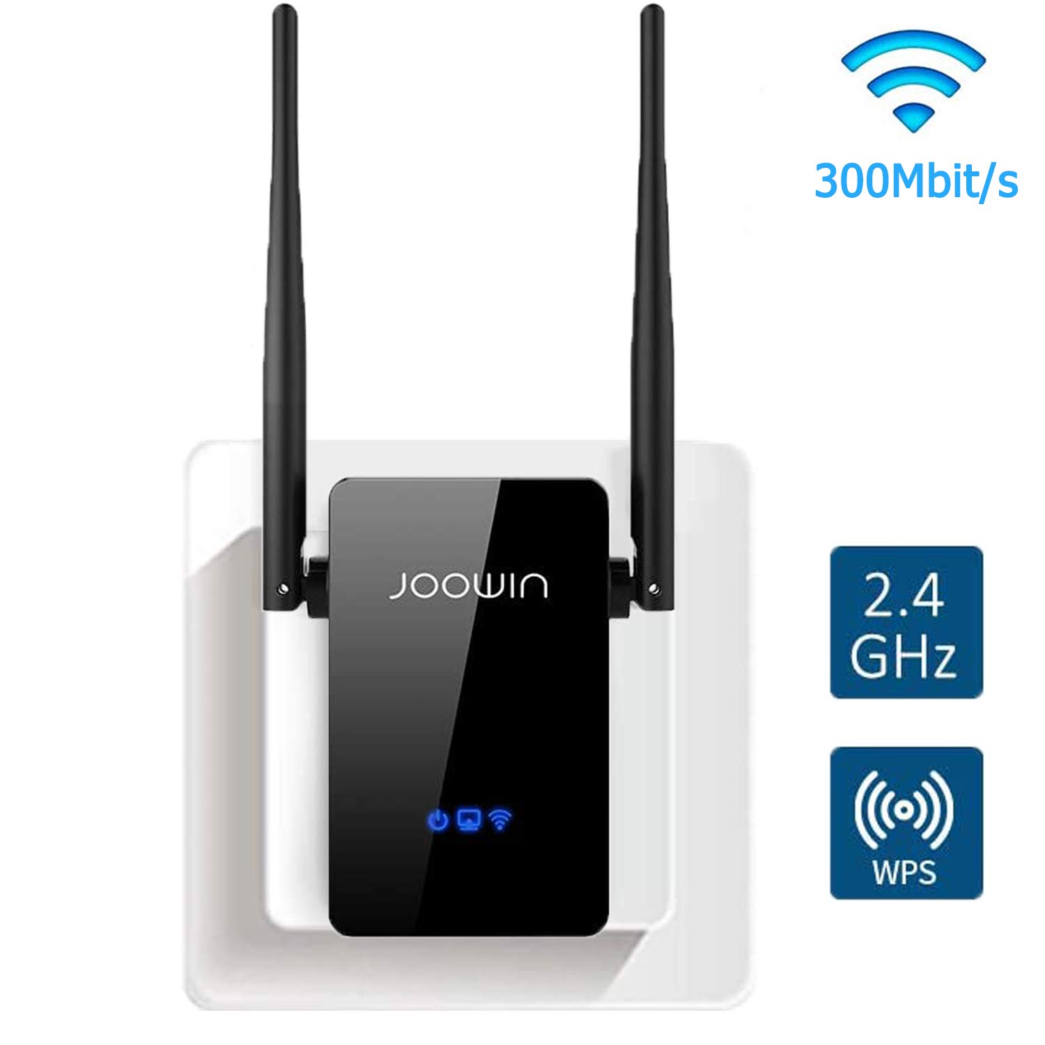 Mua JOOWIN WLAN Repeater, 300 Mbit/s WLAN Amplifier, Signal Booster with  WPS, Compatible with All WLAN Devices, Black trên Amazon Đức chính hãng  2020 | Fado