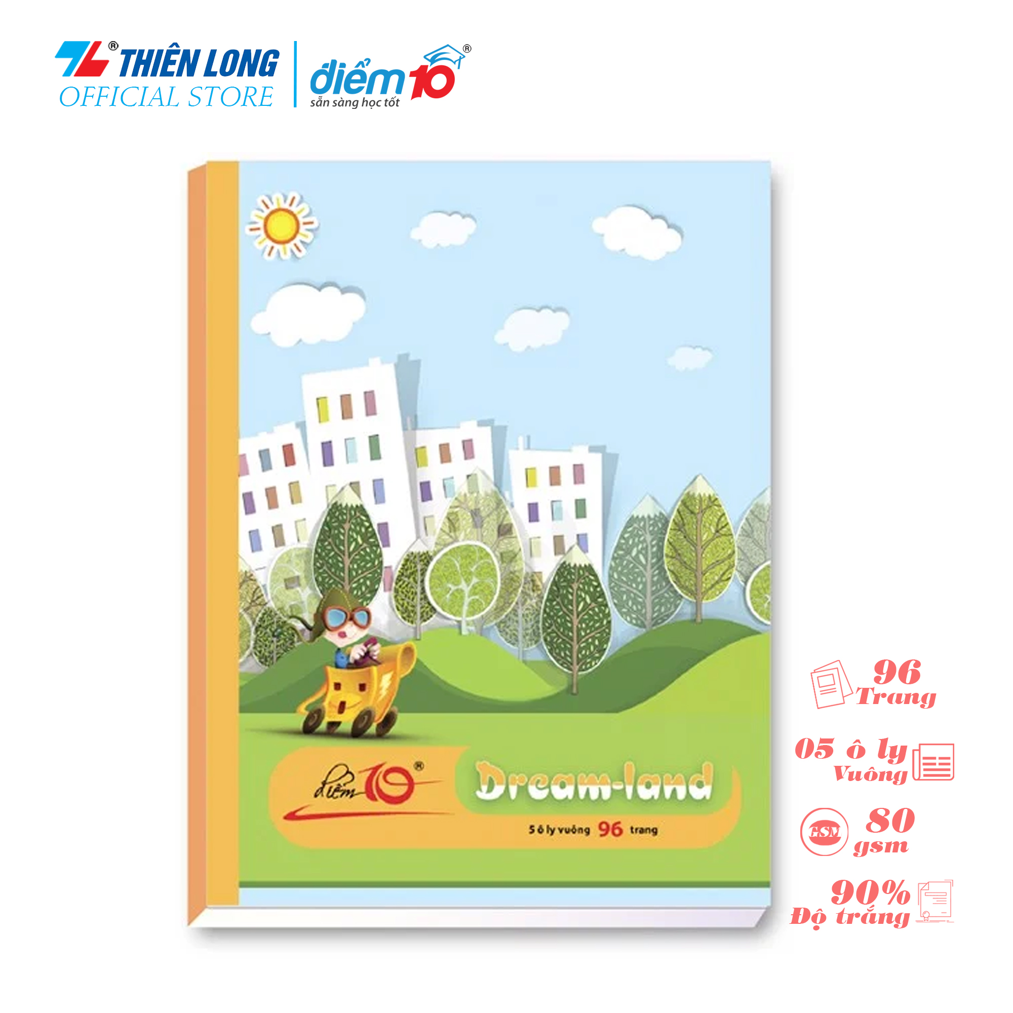 Tập học sinh 96 trang Thiên Long - Điểm 10 TP-NB074 – Flexoffice.com - Tập đoàn Thiên Long