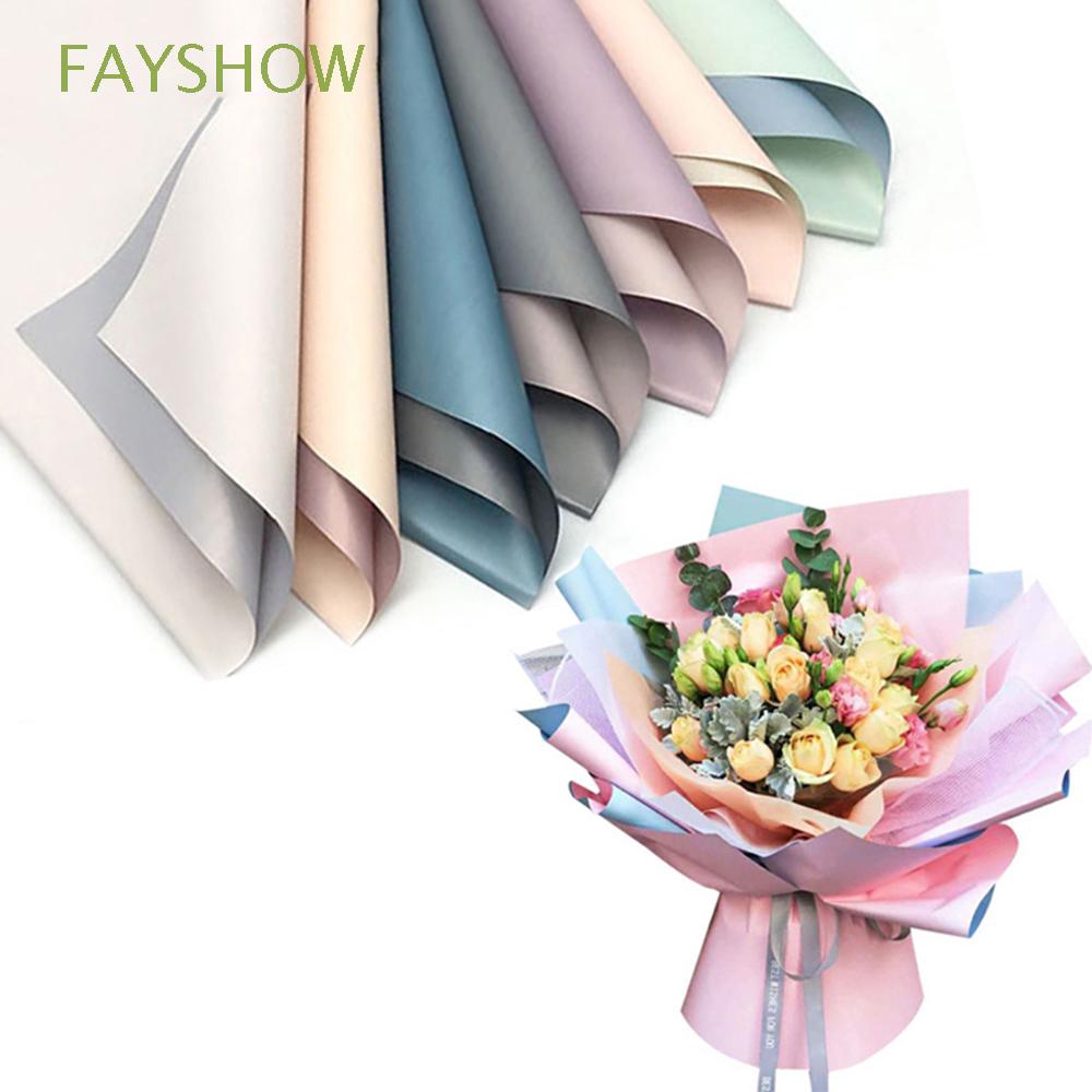 Set 5/ 10 tờ giấy gói hoa DIY nhiều màu sắc chống nước trang trí/ gói quà  tặng đẹp mắt tiện lợi | Shopee Việt Nam