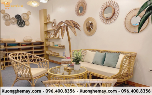Xưởng sản xuất ghế mây